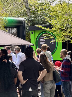 Supersize - Sage - The Hundred, Lords - busy crowd around the machine 2025